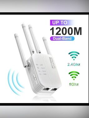 1200M Dual-Band WiFi Range Extender
